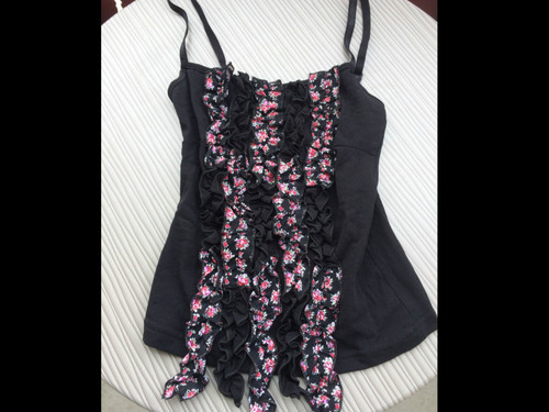 Bluse stretch korsage oberteil - bluse,