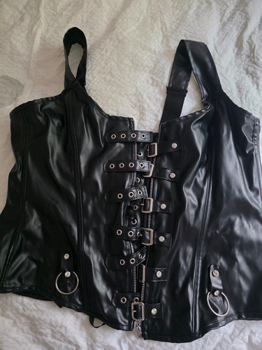 Damen vollbrust lackleder - damen,