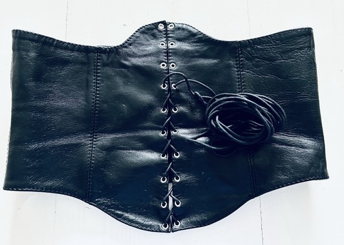 Corsage leder gothic - corsage, leder,