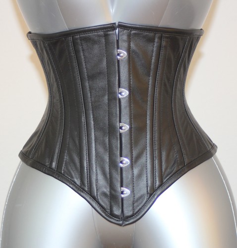 Leder unterbrustkorsett - leder,