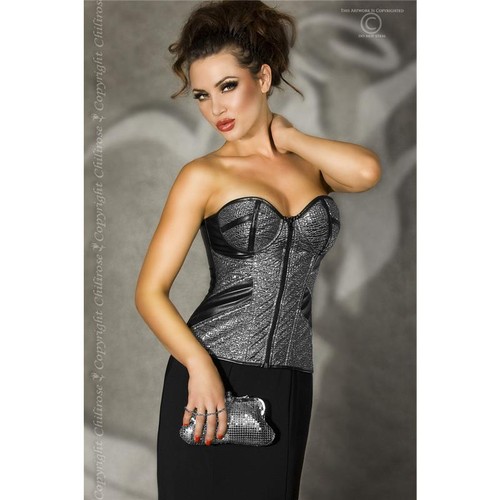 Exklusive corsage leder - exklusive, leder-imitat