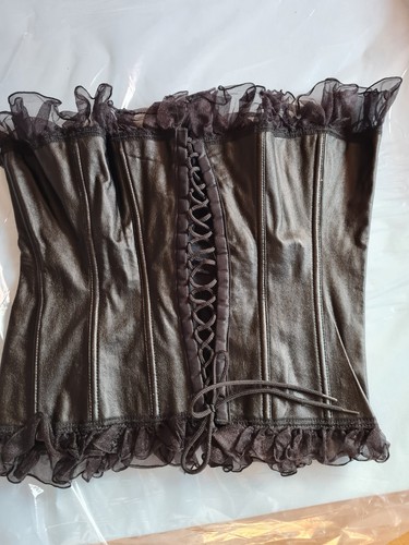 Kunst leder corsage - kunst,